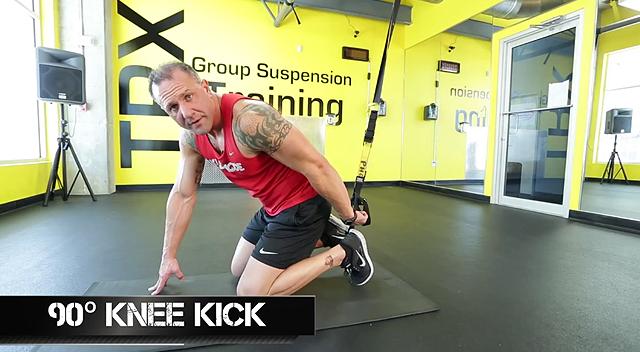 trx ab exercises 90 degree kick