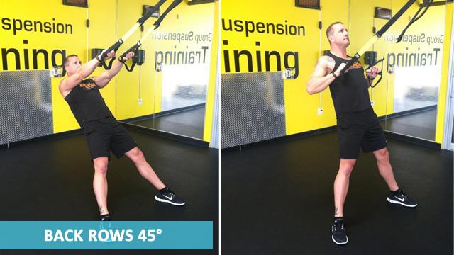 TRX Back Workouts - Back Rows 45