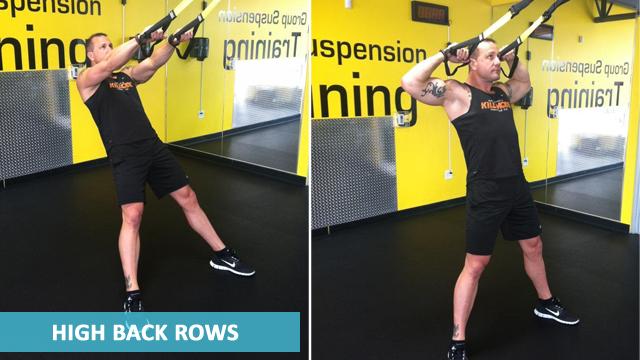 TRX Back Workouts - High Back Rows