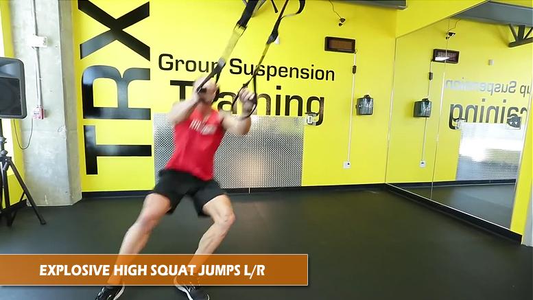 TRX explosive high squat jump