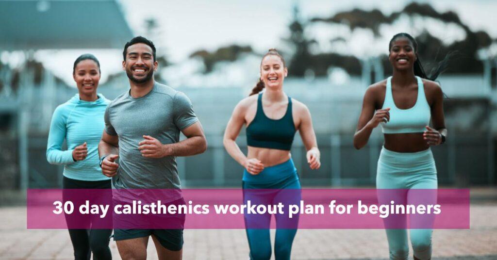 30 day calisthenics workout plan for beginners