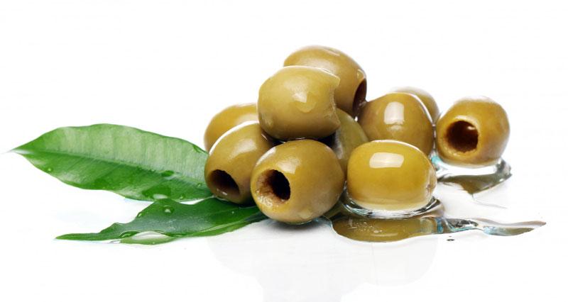 green olives oil