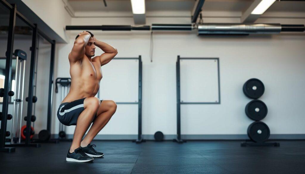 Proper form for prisoner squats